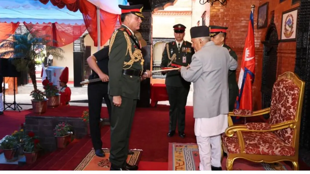 General Dhiraj Seth Nepal honour