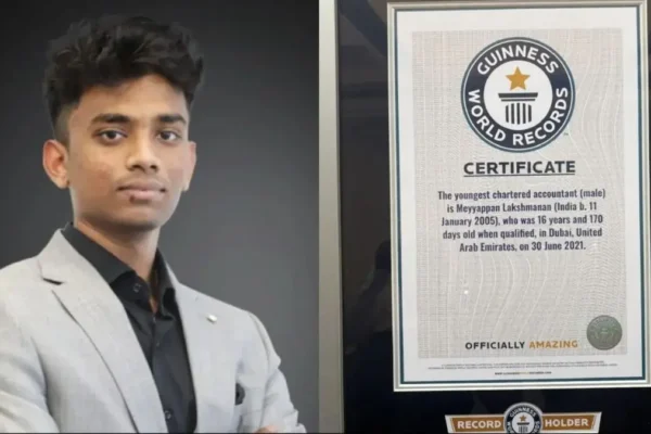 youngest Chartered Accountant Lakshmanan Meyyappan