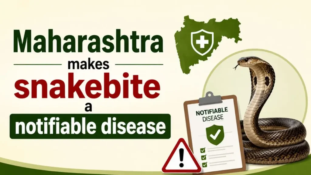 Maharashtra snakebite notifiable disease