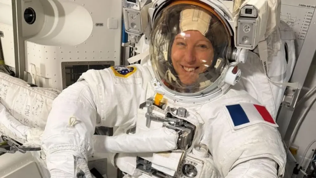 Sophie Adenot first French woman spacewalk