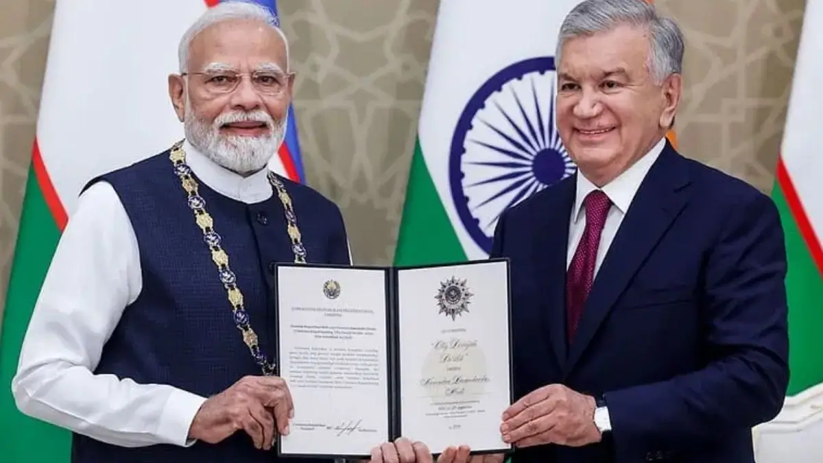 PM Modi Uzbekistan highest honour