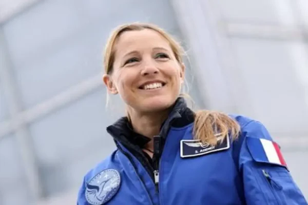 Sophie Adenot historic spacewalk