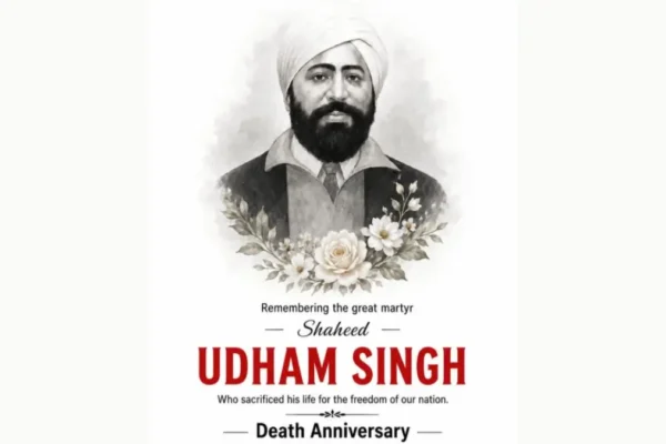 Shaheed Udham Singh Martyrdom Day 2026