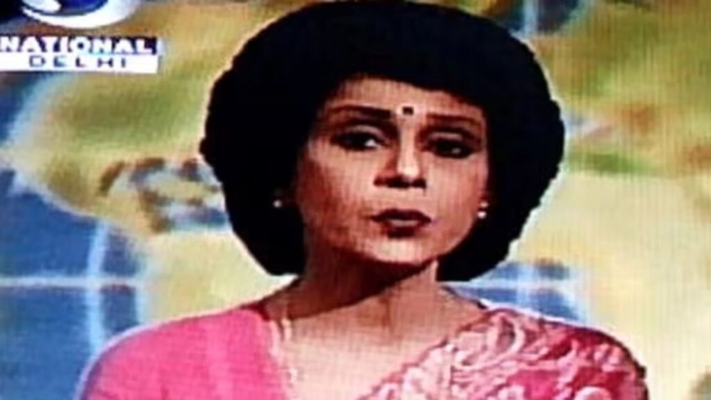 पुरस्कार विजेता डीडी एंकर गीतांजलि अय्यर