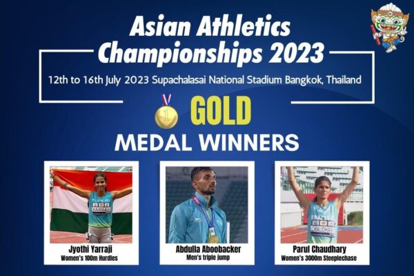 एशियाई एथलेटिक्स चैंपियनशिप 2023 पदक