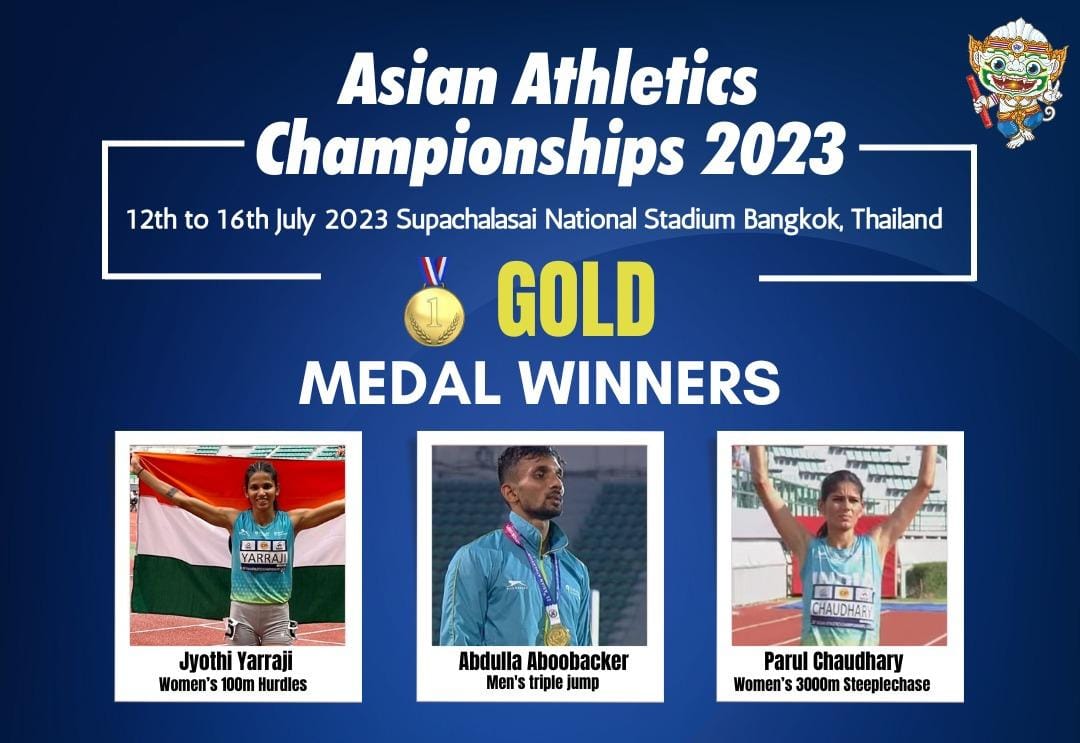 एशियाई एथलेटिक्स चैंपियनशिप 2023 पदक