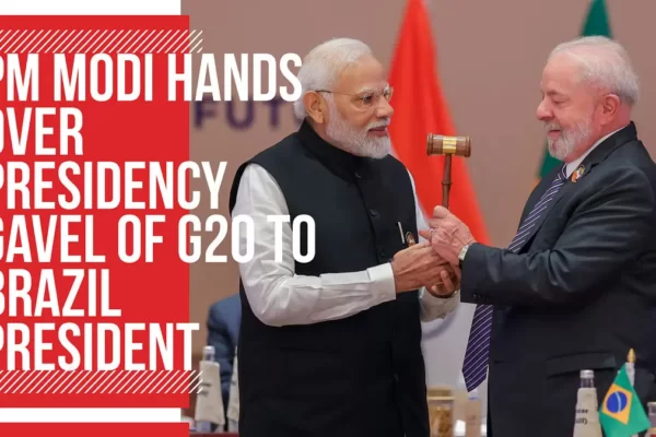 "जी20 राष्ट्रपति पद परिवर्तन"