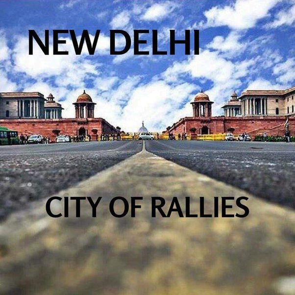 "रैलियों का शहर भारत"
