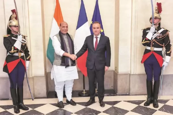 "भारत-फ्रांस रक्षा मंत्री"
