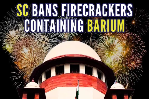 "सुप्रीम कोर्ट पटाखा बैन"