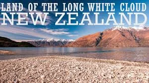 लंबे सफेद बादल की न्यूजीलैंड भूमि