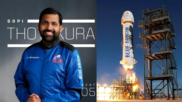 भारतीय अंतरिक्ष पर्यटक ब्लू ओरिजिन