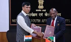 भारत सेंट क्रिस्टोफर नेविस खेल सहयोग समझौता ज्ञापन