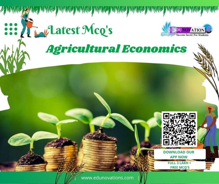 Agricultural Economics - Agriculture GK MCQ - MCQs Multiple Choice ...