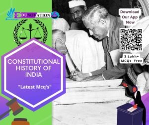 Constitutional History of India Mcq