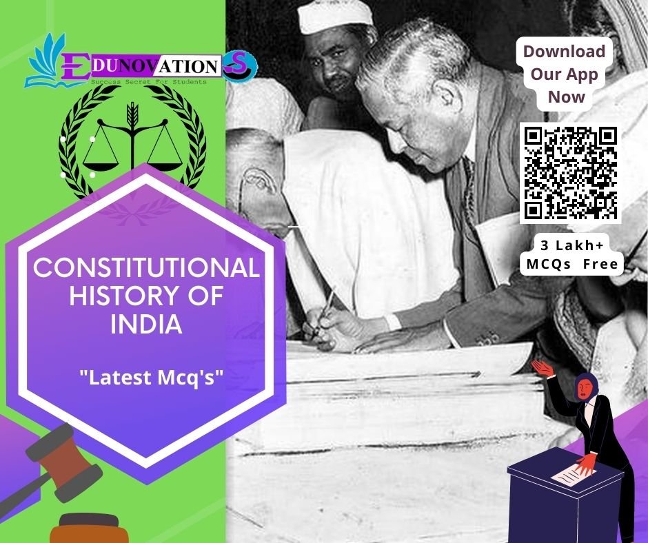 history of constitution of india mcq