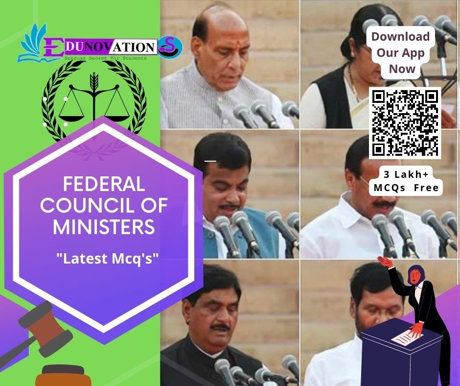 Federal Council Of Ministers Mcq