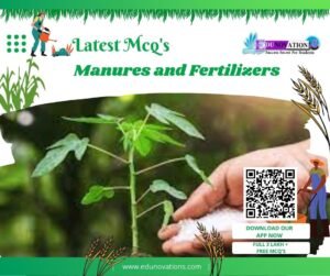 Manures and Fertilizers Mcq