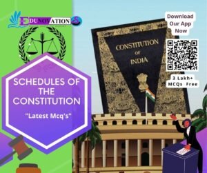 Schedules Of The Constitution Mcq