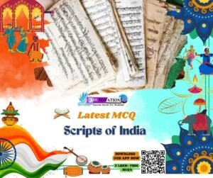 Scripts of India MCQ