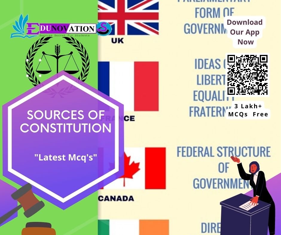 Sources Of Constitution Mcq