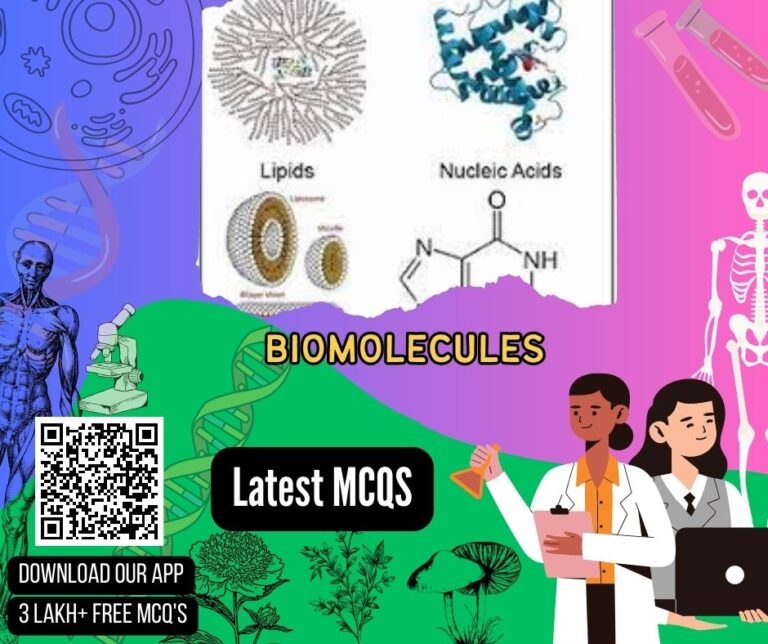 Bio Gk Notes Biomolecules - Biology GK MCQ - MCQs Multiple Choice Questions