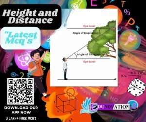 Height and Distance Mcq's