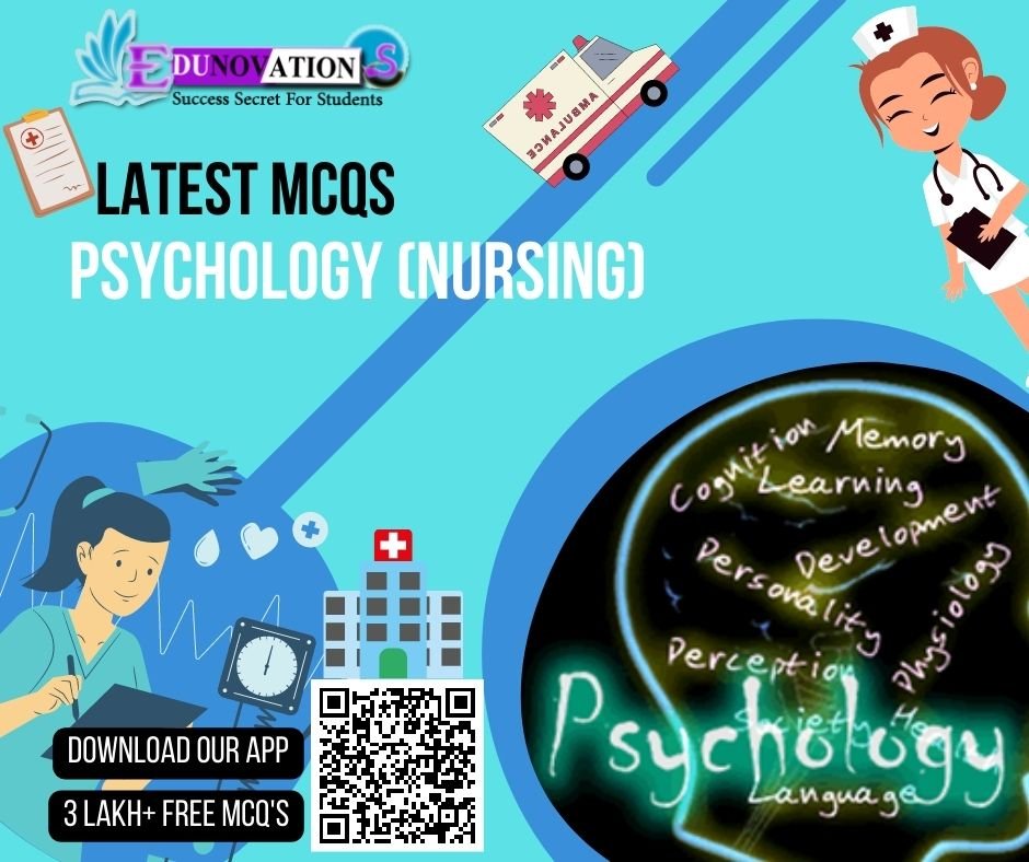 Psychology (Nursing) MCQs