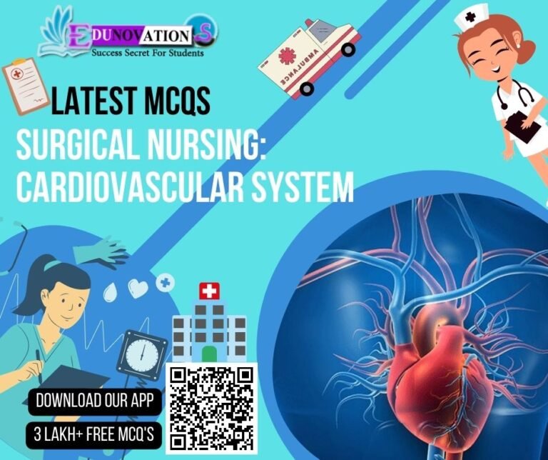 Surgical Nursing Cardiovascular System Nursing GK MCQ MCQs Multiple