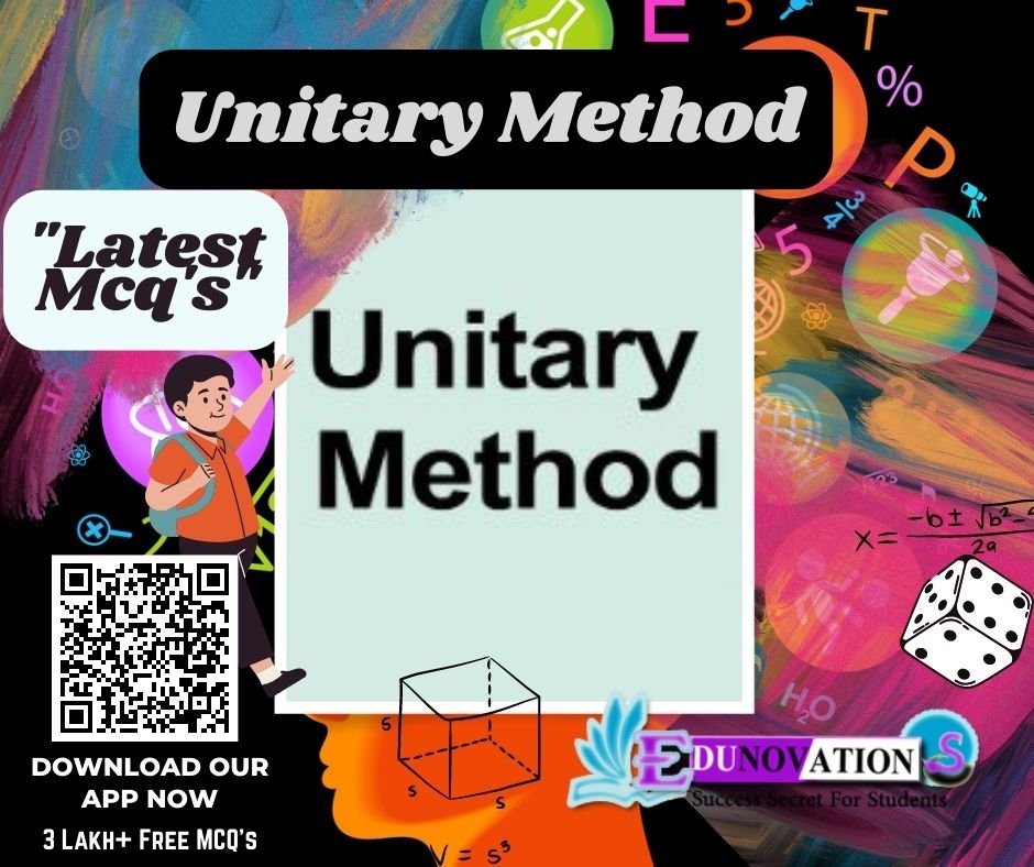 Unitary Method Mcq's