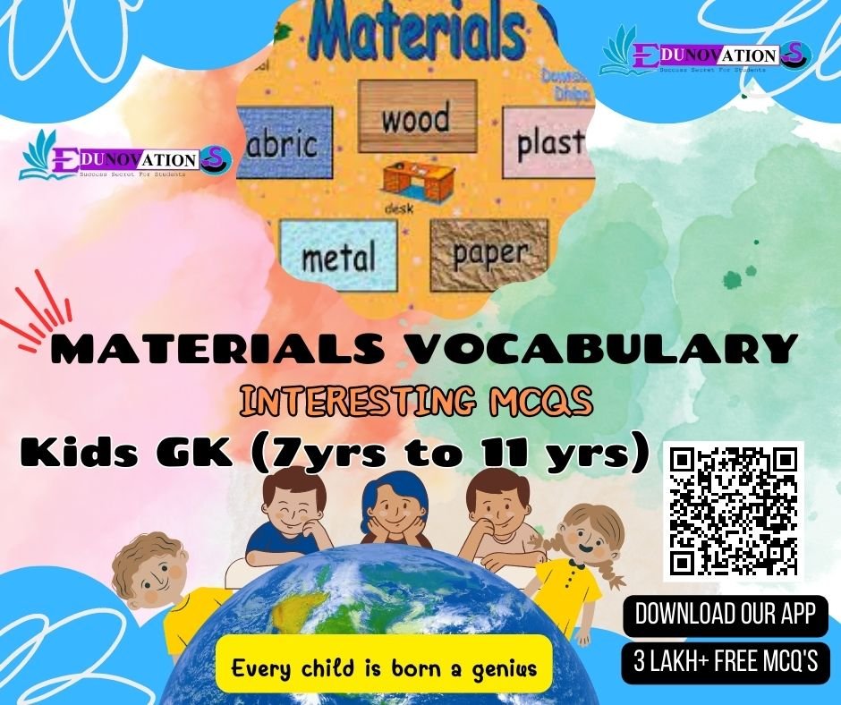 Materials Vocabulary