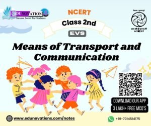 Means of Transport and Communication