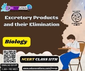 Excretory Products and their Elimination