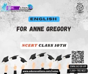 For Anne Gregory