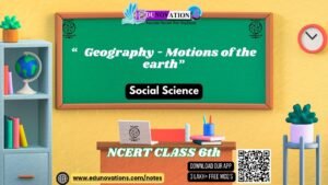 Geography - Motions of the earth