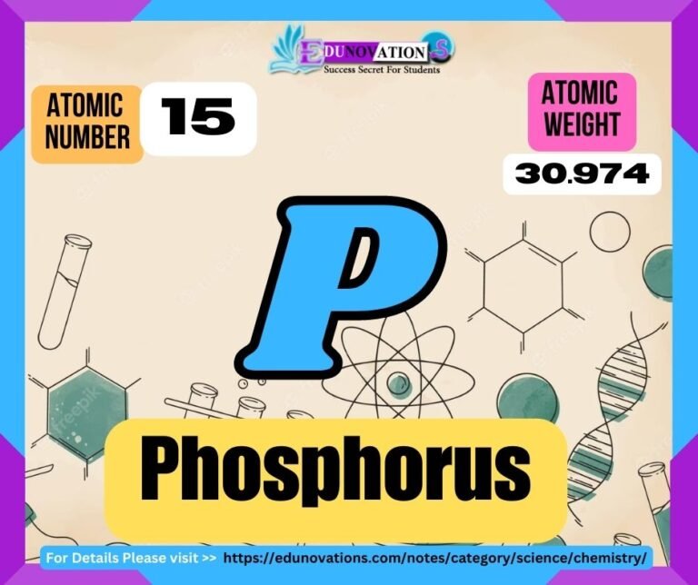 Phosphorus Properties, usage, isotopes, methods of production and applications