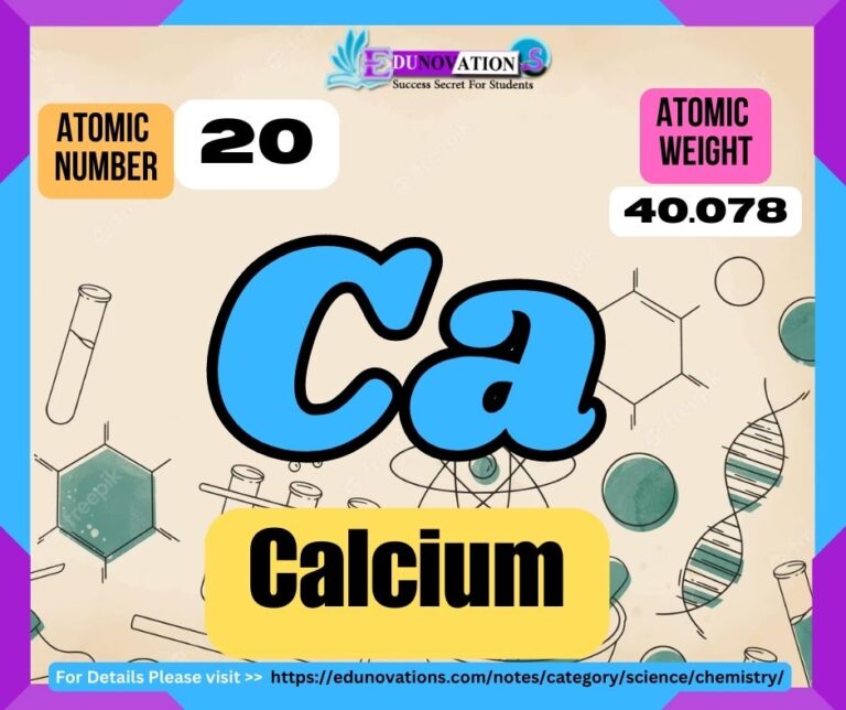 Calcium Properties, usage, isotopes, methods of production and applications