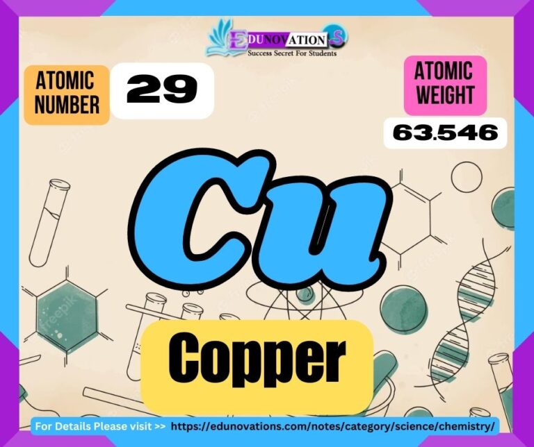 Copper Properties, usage, isotopes, methods of production and applications