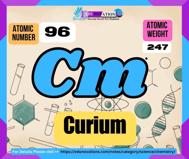 Curium Properties, usage, isotopes, methods of production and applications