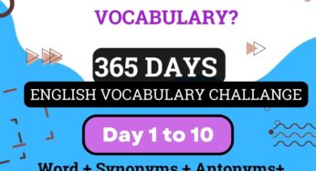 Improve Your English Vocabulary with Daily English Words