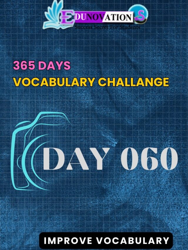 Daily Routine English Words Day 60 Of 365 Days English Vocabulary