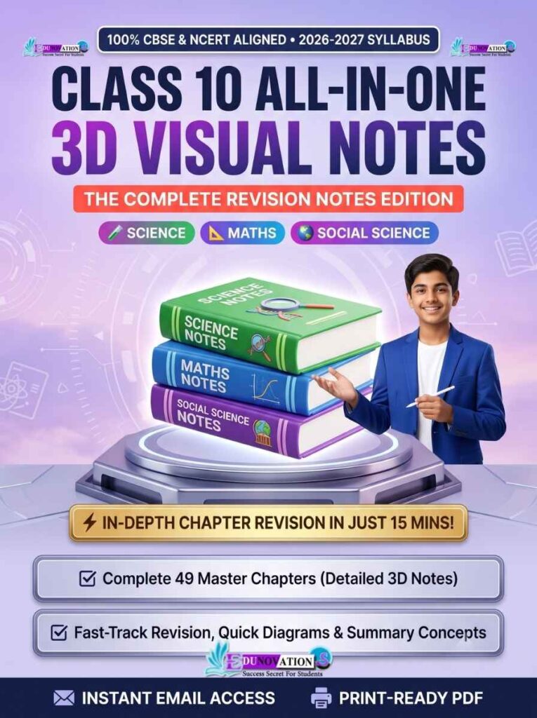 NCERT Class 10 All-in-One 3D Visual Notes The Complete Revision Notes Edition 2026-2027