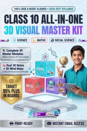 NCERT Class 10 Notes and Mind Maps 3D Visual Master Kit - Science Maths SST