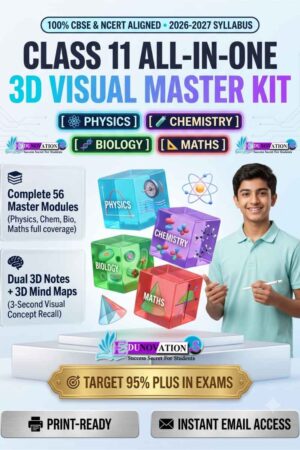 NCERT Class 11 Notes and Mind Maps 3D Visual Master Kit - Physics Chemistry Biology Maths