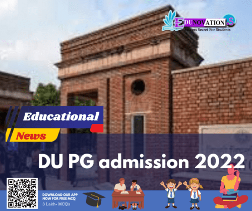 Du Pg Admission 2022 Edunovations 8128