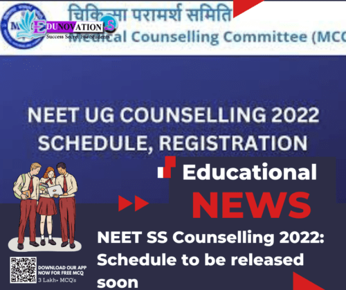 NEET SS Counselling 2022: Schedule to be released soon