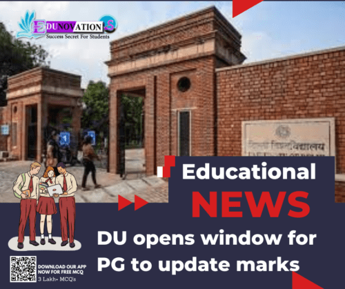 DU opens window for PG to update marks