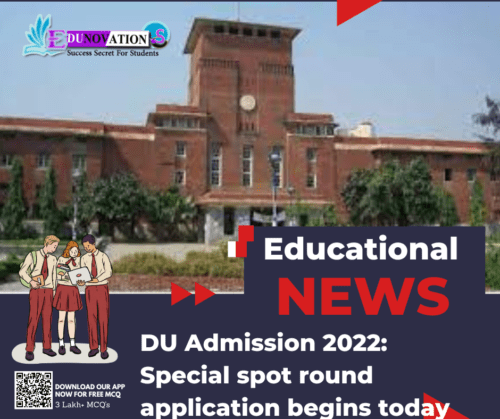 DU Admission 2022: Special spot round application begins today