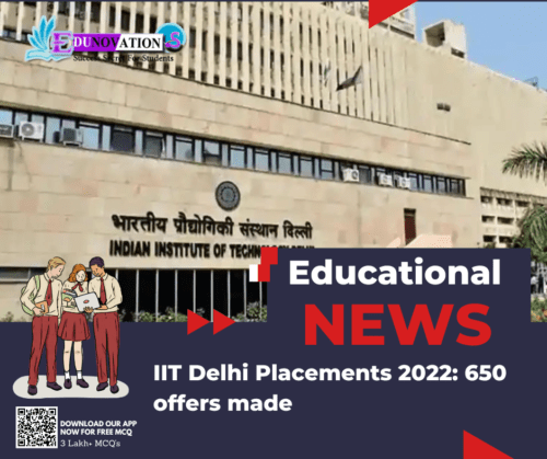 IIT Delhi Placements 2022 650 offers made