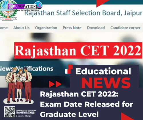 Rajasthan CET 2022: Exam Date Released for Graduate Level